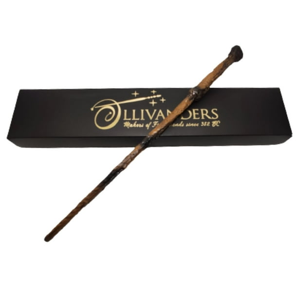 Varita Magica para Magos Harry Potter de Resina Con Nucleo Metálico Sólido de Metal Con Caja Ollivanders Dumbledore Hermione Sauco Cosplay Disfraz Accesorio Modelo a Escoger