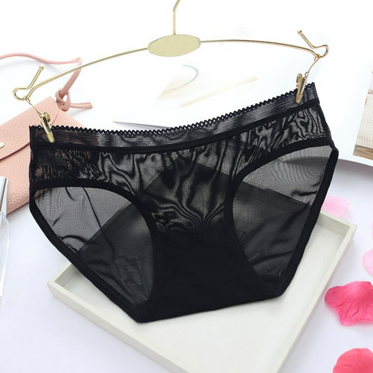 Underwear For Woman Transparent Underwear Ladies Temptation Fashion Womens  Low Waist, Ultra Thin, Transparent Mesh, Lace Panties From 0,85 €