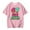 D67/Pink, variant on Afdoent Girls Graphic Printed 67 Funny Number Short Sleeve T Shirt Casual Comfortable Blended Tee For Everyday Play And School Outfits 3-4 Years