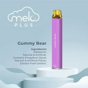MELO Plus Melatonin Diffuser, Gummy Bear - 800 puffs | 0% Nicotine, Sugar-Free, Gluten-Free Aromatherapy