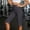 #393-Dark Gray, variant on Women's High Waisted Shorts for Women Solid Color Side Slit Knee Length Bermuda Shorts with Pockets for Workout Daily Gift