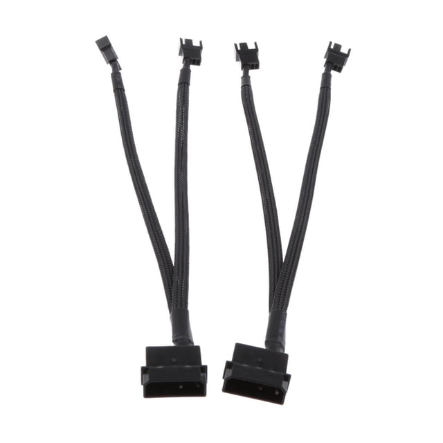 Caja Cable divisor del ventilador 2x A 2x 3 / Cable de Alimentación de Divisor Ventilador Para Pc Magideal Caja Cable divisor del ventilador