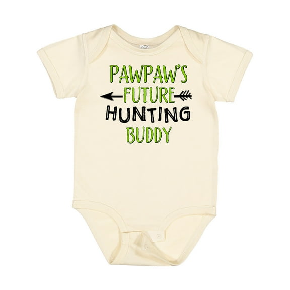 Inktastic Pawpaws Future Hunting Buddy Boys or Girls Baby Bodysuit