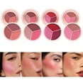 thumbnail image 4 of Experience The Makeup Effect Three-color Blush Matte Waterproof Blush Cream Carmine Blush Makes It For You To Create A Natural And Good Look., 4 of 7