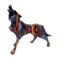 thumbnail image 1 of Puntoco Artesanías De Resina, Adornos Geométricos De Animales De Lobo, Adornos De Escritorio Para El Hogar, Sala De Estar, oficina, Regalos Coloridos, Adornos Para El Hogar, 1 of 5