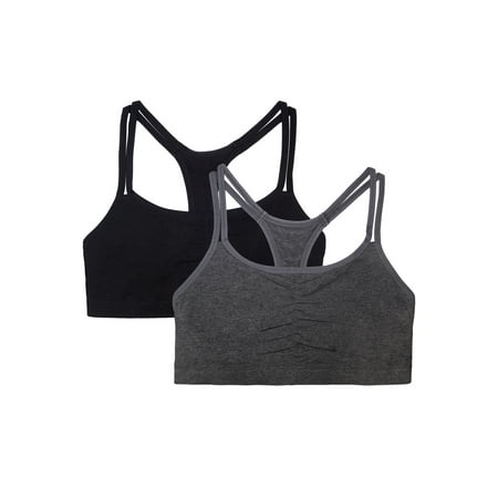 

Fruit of the Loom Women s 360° Stretch Cami Strap Comfort Bras 2-Pack