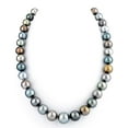 thumbnail image 1 of 14K Gold 10-13mm Tahitian South Sea Multicolor Cultured Pearl Necklace - AAAA Quality, 16" Length, 1 of 6