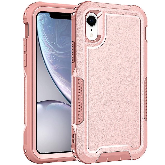 Estuche de carga inalámbrica para iPhone XR, protección para la cámara, protección en las cuatro esquinas y protección para los botones.