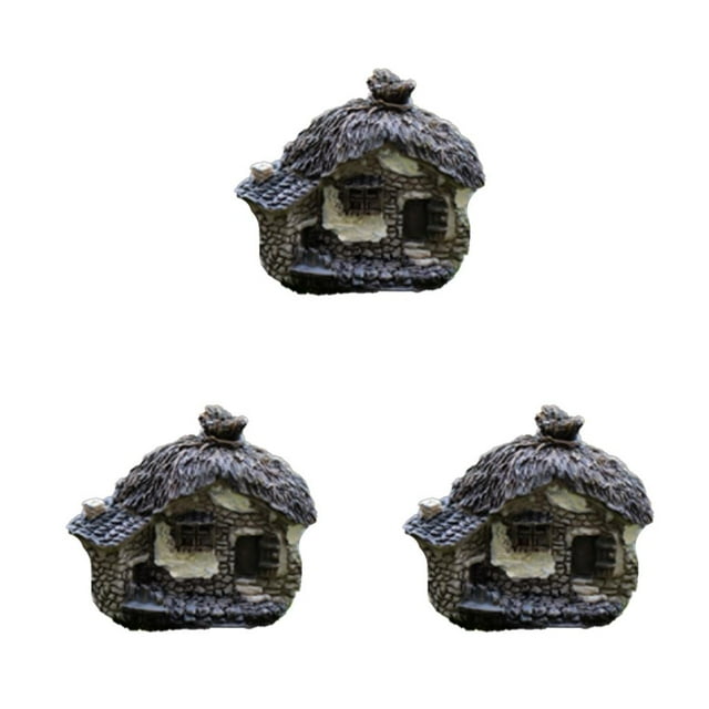 jesticaly Fairy Garden Kit Various Styles Waterproof Beautiful Eye-catching Exquisite Design Terrarium Decor Different Display Type 11 3Set