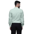 thumbnail image 2 of BESTMAN Printed Formal Shirts For Men Slim Fit Spread Collar Cotton Shirt, 2 of 5