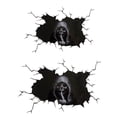 thumbnail image 2 of 2 pegatinas personalizadas de calavera para coche, pegatinas de cristal para coche, calcomanías de pared de calavera de Halloween, ventana para sala de estar y dormitorio (30X20CM) JM JM JM, 2 of 5