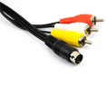 thumbnail image 2 of Holzlrgus 6FT Audio Video AV Wire Cable 9Pin to RCA Connection Cord Compatible for Sega Genesis 2 3 & Mega Drive 2 3, 2 of 5