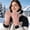 D, variant on Winter Touchscreen Gloves - Fleece Lined Thermal Deer Pattern Gloves - Thick Warm Texting Gloves for Cold Weather - Skiing Outdoor Running - 1 Pair