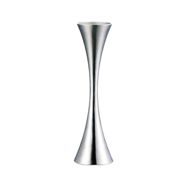 Florero delgado para mesa, soporte compacto para flores, decoración para mesa de boda, hogar, oficina, centros de mesa para dormitorio, hotel, restaurante Plata