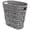 Gray, variant on GRANNY SAYS Wicker Trash Can, Waterproof Bathroom Waste Basket, Handwoven Decorative Garbage Can, 19 Liters,/5 Gallons, Brown