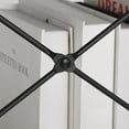 thumbnail image 6 of ZenStyle 2-Tier Particle Board Storage Shelves with Metal Frame, 22.44"H x Black, 1-Pack, 6 of 10