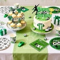 thumbnail image 2 of 167Pcs Soccer Birthday Party Decorations,10 Guests Soccer Party Tableware Balloons Plates Cups Cake Toppers etc Soccer Birthday Party Supplies, 2 of 7