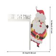 Christmas New Wooden Corner Door Frame Decoration Personality Creative