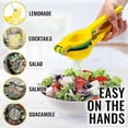 thumbnail image 4 of Zulay Metal 2-in-1 Lemon Lime Squeezer - Hand Juicer Lemon Squeezer - Max Extraction Manual Citrus Juicer Wyelv, 4 of 5