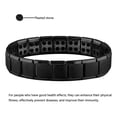 thumbnail image 5 of Pulsera Brazalete Acero Titanio Hombre Terapia Imanes Moda XianweiShao 9024735071402, 5 of 5