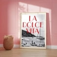 thumbnail image 5 of Póster impreso de La Dolce Vita y pintura en lienzo retro Spritz imprimible Positano Italia arte de pared de viaje para decoración de habitación y casa regalo, 5 of 5