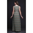 thumbnail image 4 of Bimba Ikat Robe Longue Débardeur Maxi pour Femmes à Col Rond Imprimée, Robe de Soirée - Très Petit, 4 of 5