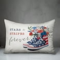 thumbnail image 3 of Creative Products Stars and Stripes Sneakers 20 x 14 Indoor / Outdoor Pillow, 3 of 3
