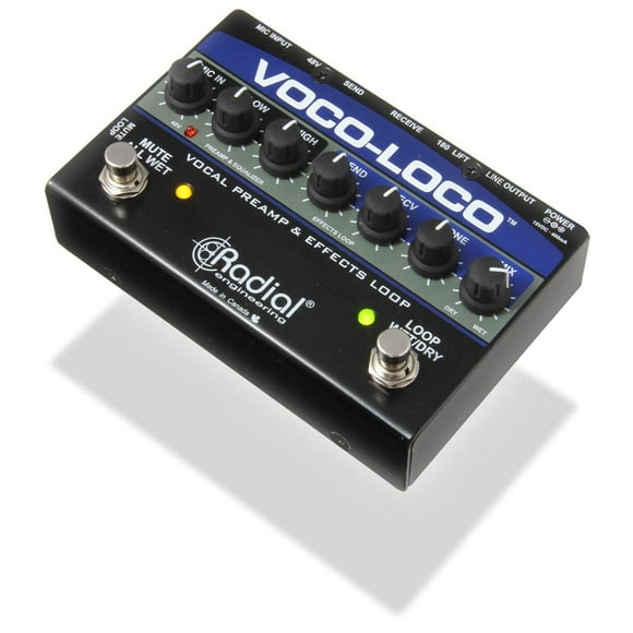 Loop de Efectos para Micrófono Radial Voco Loco para Efectos de Guitarra