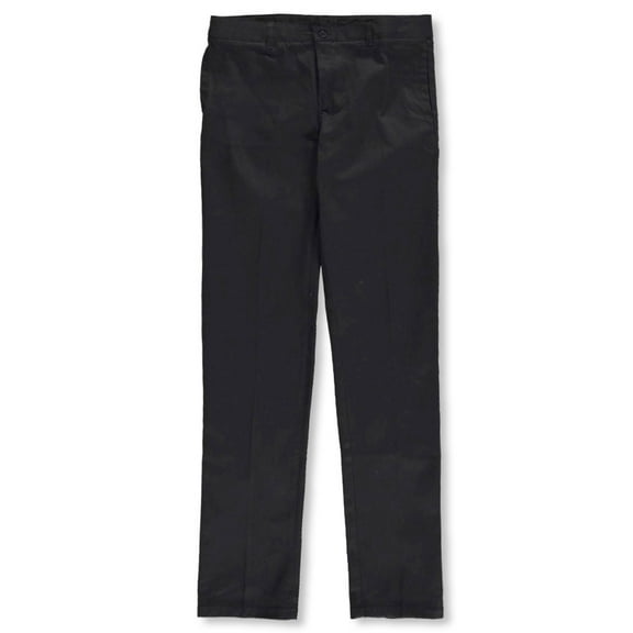 French Toast Big Girls’ Stretch Twill Skinny Uniform Pants (Sizes 7 - 20) Color: black Size: 20