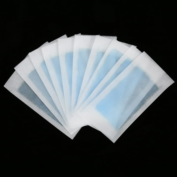 Tiras de cera para depilación, 10 piezas, depilación de piernas, papel de cera depilatoria, experiencia incomparable