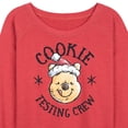 thumbnail image 2 of Disney Winnie The Pooh - Cookie Testing Crew - Women's Lightweight French Terry Pullover, 2 of 5