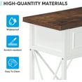 thumbnail image 6 of 70.8-Inch Console Table with 3 Drawers, Farmhouse Entryway Table with Storage Shelf, 6 of 7