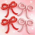 thumbnail image 1 of Yanonmyfd 4 Pcs Pink Bow Balloons Bow Party Decorations for Girl Women Pink Bow Birthday Decorations Giant Foil Balloon for Baby Shower Bridal Engagement Wedding Decor Bachelorette Party Supplies, 1 of 23