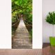 thumbnail image 3 of Adhesivo para puerta con efecto 3D para (puente colgante), decoración de pared, sala de estar, cocina, dormitorio, baño, papel pintado, 77x200cm, 3 of 5