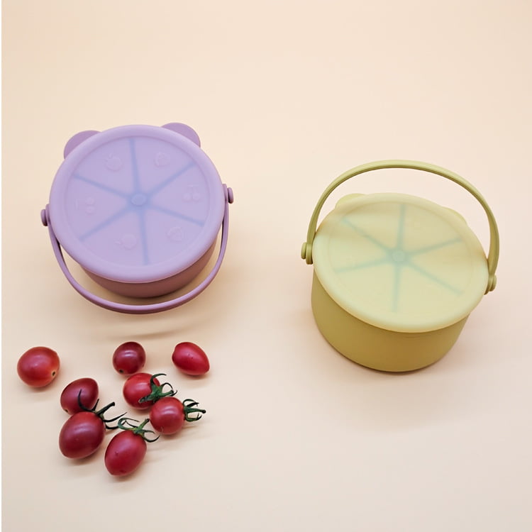 New Silicone Snack Box For Baby Portable Baby Food Storage