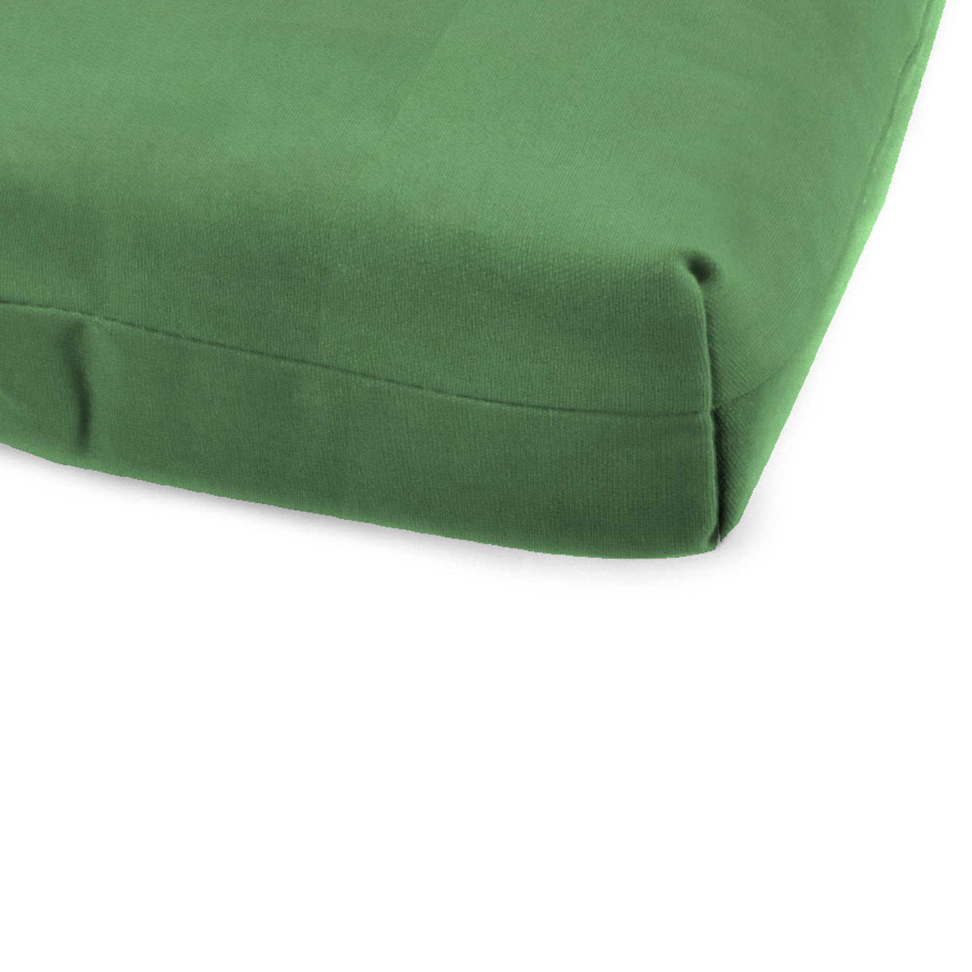 Jordan Manufacturing 75.5" x 22" Canvas Cucumber Green Solid Rectangular Outdoor Chaise Lounge Cushion with Ties