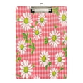 thumbnail image 2 of 12.5x9 Inch Acrylic Clipboard with Metal Clip – Single-Sided Print & Retractable Hook，Retro Red Gingham, 2 of 8