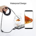 thumbnail image 3 of Endoscope Camera with Light, Waterproof Snake Pipe Drain with 6 Adjustable LED Light Snake Cable USB Adapter for Android Phone Tablet Device, Black, 3 of 7