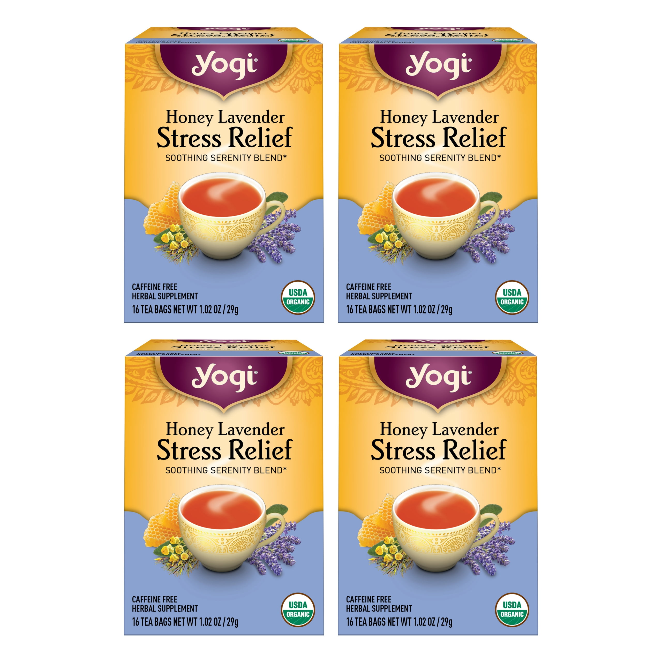 Yogi DeTox Herbal Tea Bags - Support Digestion & Cleansing, 4