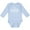 AE-Light Blue, variant on Inktastic It's Home- State of Michigan Outline Distressed Text Boys or Girls Long Sleeve Baby Bodysuit