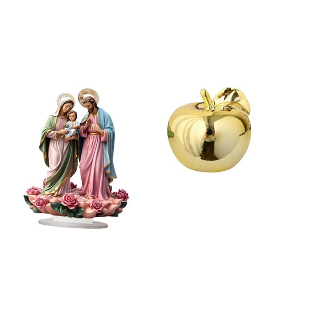 Letrero de mesa acrílico para decoración de escritorio, escultura de fruta, estatua decorativa, figura de cerámica, adorno, patrón y forma únicos, ade