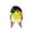 A, variant on YIJIA 5 Styles Sun Conure Parrot Embroidery Iron On Patches 1.18x1.57 Inch Polyester Bird Applique Stickers Sewable Decorative Fabric Patches For Caps Cushions Clothing DIY Craft