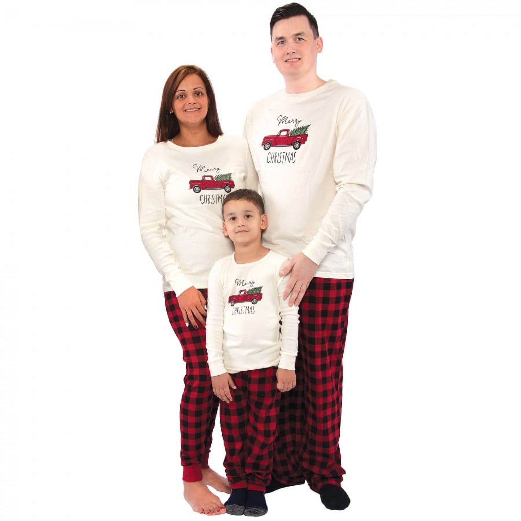 Touched by Nature Mens Unisex Holiday Pajamas, Christmas Tree, Medium