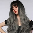 thumbnail image 3 of Perruques à Cheveux Longs avec Frange Perruque Aguichant Ondulée avec, 3 of 8