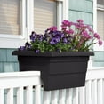 thumbnail image 4 of Root & Vessel Countryside Railing Planter, Black, 24", 4 of 5
