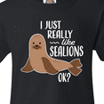 thumbnail image 4 of Inktastic I Just Really Like Sea Lions Ok Youth T-Shirt, 4 of 5