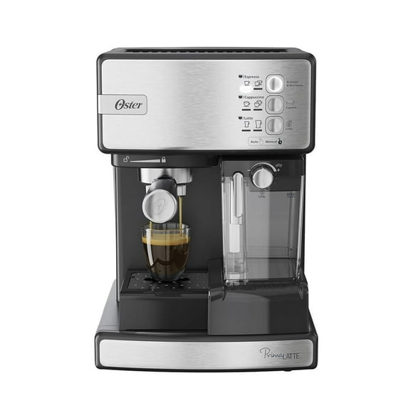 Cafetera Oster Automática de Espresso  PrimaLatte Plateada