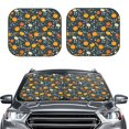 thumbnail image 2 of Fotbe Pumpkin Juego de 2 Piezas de Parasoles para Parabrisas | Bloqueador Solar para Auto | Accesorios Plegables para Protección Solar Interior-Medium, 2 of 6