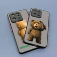 thumbnail image 4 of Funda mate para Xiaomi 13 12 12S 12T 11 11T 10 10T 10S 9 8 5X PRO LITE 5G Funda Coque Capa Shell travieso t-oso de peluche pareja, 4 of 5