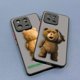 thumbnail image 4 of Funda mate para Xiaomi 13 12 12S 12T 11 11T 10 10T 10S 9 8 5X PRO LITE 5G Funda Coque Capa Shell travieso t-oso de peluche pareja, 4 of 5